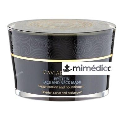 CAVIAR GOLD MASCARILLA DE PROTEINAS PARA ROSTRO Y CUELLO, RE NATURA SIBERICA