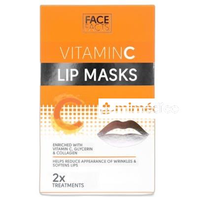 VITAMIN C MASCARILLA LIP 2 UDS FACE FACTS