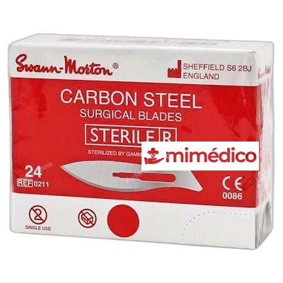 HERBI FEET 100 UNID. HOJAS DE BISTURI SWANN MORTON Nº24 HERBI FEET