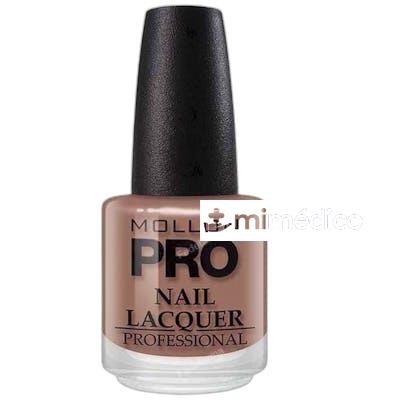 ESMALTE HARDENING NAIL LACQUER 120 HOW LITE CAFE 15 ML MOLLON PRO