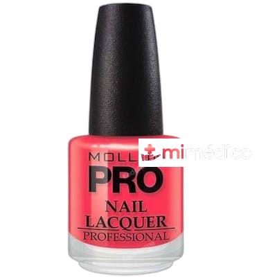 ESMALTE HARDENING NAIL LACQUER 212 SENSITIVE CORAL 15 ML MOLLON PRO