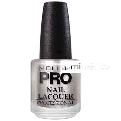 ESMALTE HARDENING NAIL LACQUER 221 SILVER SHIMMER 15 ML MOLLON PRO