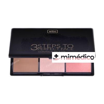 3 STEPS TO PERFECT FACE PALETA DE CONTORNOS LIGHT WIBO