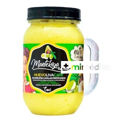 MASCARILLA CAPILAR HUEVOLIVACATE 473 ML MANTEKIYA PAL PELO