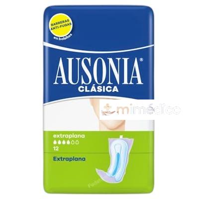 COMPRESAS EXTRAPLANA NORMAL 12 UDS AUSONIA