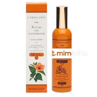 SOLAR SPF 15 ACELERADOR BRONCEADO SPRAY 100 ML L´ERBOLARIO