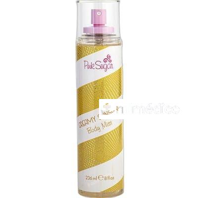 BODY MIST PINK SUGAR CREAMY SUNSHINE 236 ML AQUOLINA