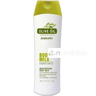 LECHE HIDRATANTE CORPORAL  OLIVE OIL 400 ML BABARIA