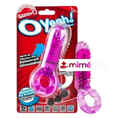 SCREAMINGO ANILLO VIBRADOR O YEAH VERTICALPURPURA SCREAMINGO