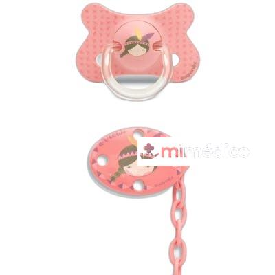 SUAVINEX CHUPETE SILICONA ANATOMICO BROCHE OVALADO INDIA RO SUAVINEX