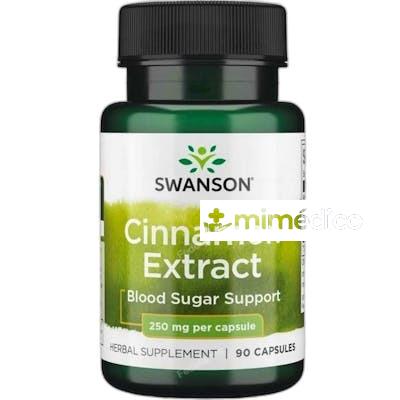 SWANSON CINNAMON EXTRACT 250 MG 90 CAPSULAS60 GR SWANSON