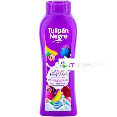 TULIPAN NEGRO CANDY FANTASY GEL DE BANO650 ML TULIPAN NEGRO
