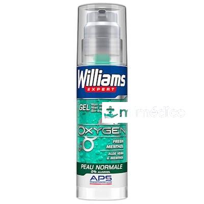 WILLIAMS GEL AFEITAR PIEL NORMAL EXPERT OXYGEN 0 ALCOHOL 150 WILLIAMS