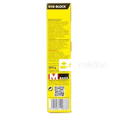 MASSO ROEBLOCK RATICIDA 260 GR MASSO