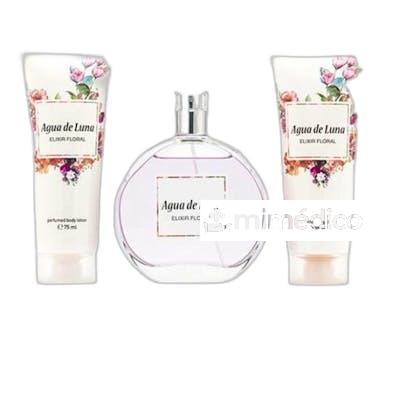 AGUA DE LUNA SET ELIXIR FLORAL EAU DE TOILETTE 3 PIEZAS AGUA DE LUNA