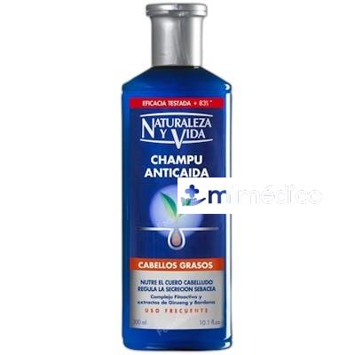 NATURALEZA Y VIDA CHAMPU ANTICAIDA CABELLO GRASO 300 100 ML4 NATURALEZA Y VIDA