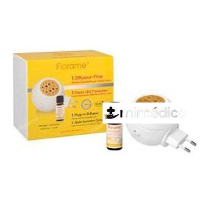DIFUSOR ELECTRICO + ACEITES ESENCIALES ANTIMOSQUITOS VERANO FLORAME