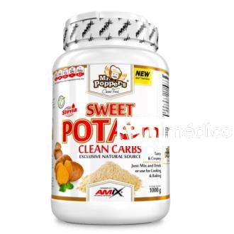 SWEET POTATO CLEAN CARBS 1 KG CHOCOLATE BLANCO MR POPPERS