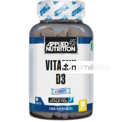 APPLIED NUTRITION VITAMINA D3 90 TABLETAS APPLIED NUTRITION