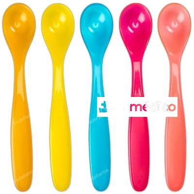BABYMOOV SET CUCHARAS FLEXIBLES COLORES DIVERTIDOS 5 UDS BABYMOOV