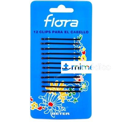 BETER 12 CLIPS PARA EL CABELLO FLORABRONZE BETER