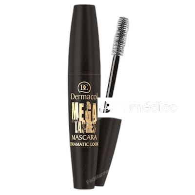 DERMACOL MASCARA DE PESTANA MEGA LASHES DRAMATIC LOOK NEGRO DERMACOL