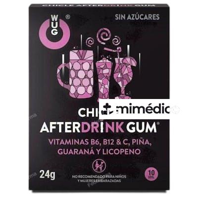 WUG CHICLE AFTERDRINK 10 UNIDADES10 UNIDADES WUG