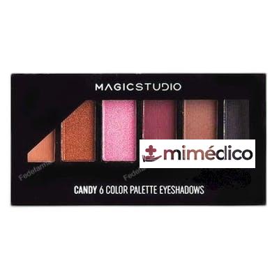 IDC INSTITUTE PALETA DE SOMBRAS MAGIC STUDIO CANDY 6 TONOS IDC INSTITUTE