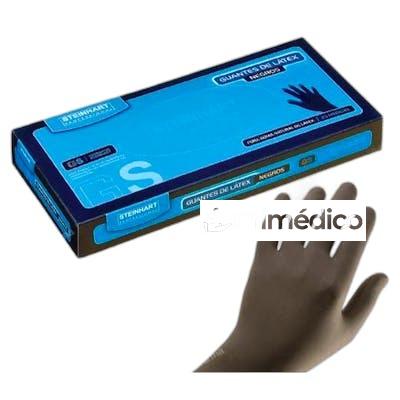 STEINHART GUANTES DE LATEX NEGROS 25 UDSMEDIANO STEINHART