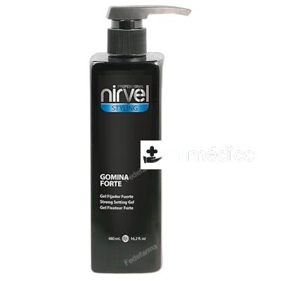 NIRVEL STYLING GOMINA FORTE GEL FIJADOR FUERTE480 ML NIRVEL