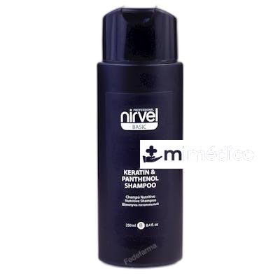 NIRVEL BASIC QUERATINA Y PANTENOL CHAMPU NUTRITIVO250 ML NIRVEL