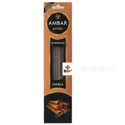 AMBAR INCIENSO VARILLAS CANELA 20 UNIDADES AMBAR