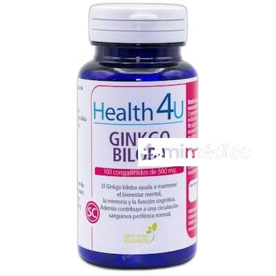 HEALTH 4U GINKGO BILOBA 500 MG1 UNIDAD HEALTH 4U