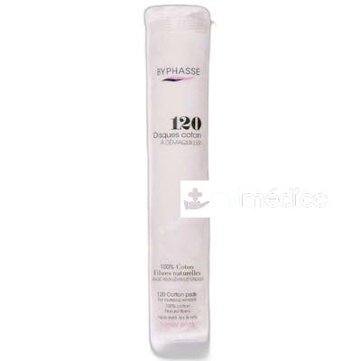 BYPHASSE DISCOS ALGODON DESMAQUILLANTE 120 UDS BYPHASSE