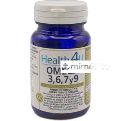 HEALTH 4U OMEGA 3 6 Y 9 60 CAPSULAS BLANDAS DE 700 MG75 GR HEALTH 4U