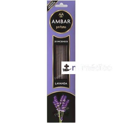 AMBAR INCIENSO FRAGANCIA LAVANDA 20 UDS AMBAR