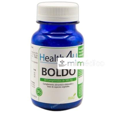 HEALTH 4U BOLDO 60 COMPRIMIDOS DE 500 MG77 GR HEALTH 4U