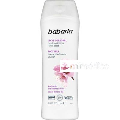 BABARIA BODY MILK NUTRICION INTENSA ALMENDRAS 400 ML BABARIA