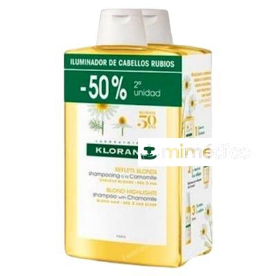 KLORANE PACK DUO CHAMPU A LA CAMOMILA 2 X 400 ML KLORANE