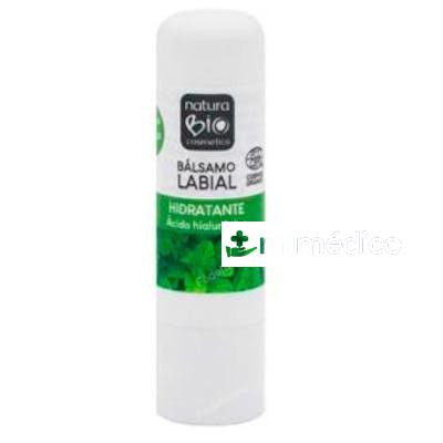 BALSAMO LABIAL HIDRATANTE ACIDO HIALURONICO- PLASTICO 5 GR NATURABIO COSMETICS