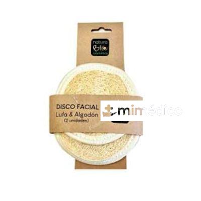 DISCO FACIAL LUFA ALGODON 2 UD NATURASPA