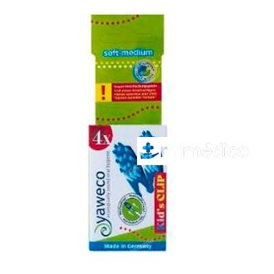 RECAMBIO CABEZALES CEPILLO DENTAL NIÑOS 4 UDS CLIP YAWECO