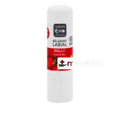 BALSAMO LABIAL BRILLO KARITE BIO-PLASTICO 5GR NATURABIO COSMETICS