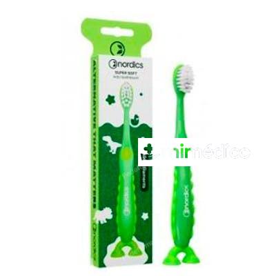 CEPILLO DENTAL NIÑOS 6.900 DINOSAURIO VERDE NORDICS ORAL CARE