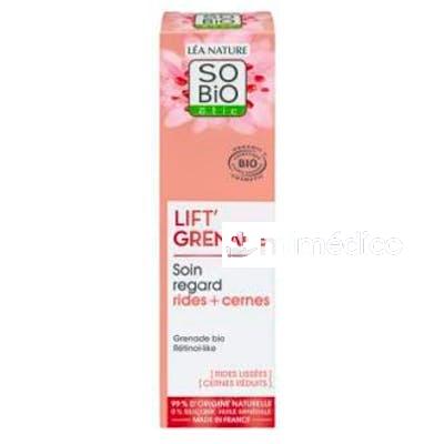 CONTORNO OJOS  ALISADOR  LIFT GRANADE RETINOL-LIKE 15 ML SO BIO ETIC
