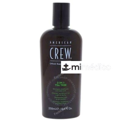 CHAMPU MULTIFUNCION 3 IN 1 TEA TREE AMERICAN CREW