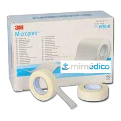 3M ESPARADRAPO MICROPORE PAPEL 25 CM X 91 M CAJA 12 UDS 3M