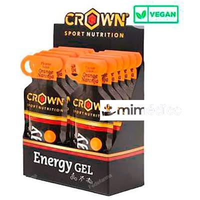 ENERGY GEL NARANJA 12 X 40G CROWN SPORT NUTRITION