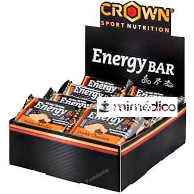 ENERGY BAR DOBLE CHOC 12 X 60 G CROWN SPORT NUTRITION