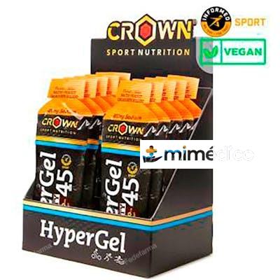 HYPERGEL 45 CACAHUETE SALADO 10 X 75G CROWN SPORT NUTRITION